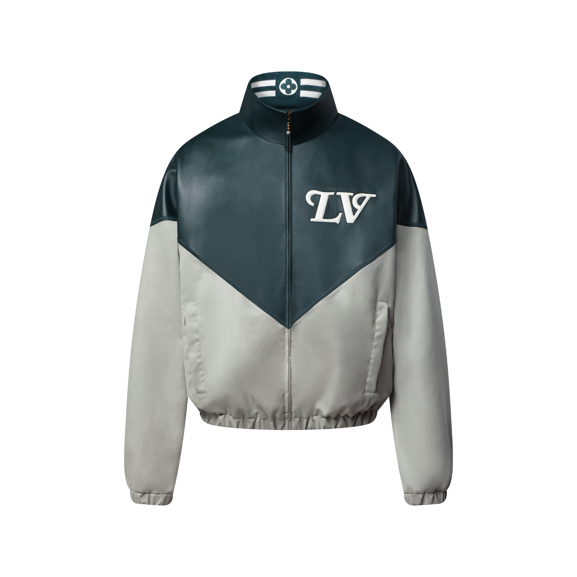 ★ＵＳオリジナル盤★『I AM L.V.』L.V. Graphic Leather Mix Tracktop - Luxury High-End Ready-to-Wear